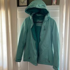 ZeroXposur Teal Green Hooded jacket Size S